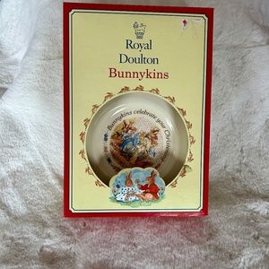 Royal Doulton Bunnykins Celebrate Your Christening Plate & Cup Set